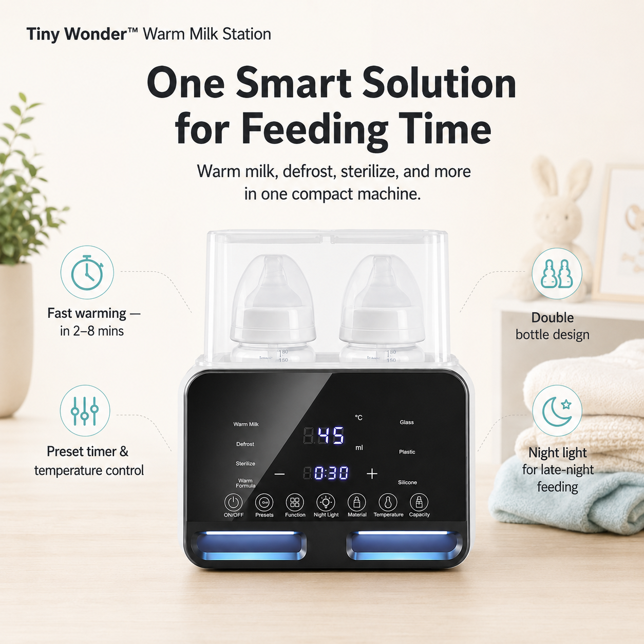 Tiny Wonder™ Warm Milk Station