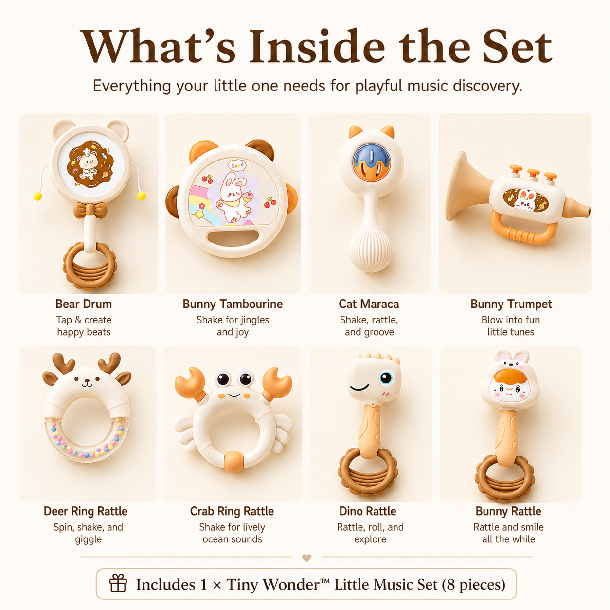 Tiny Wonder™ Little Music Set