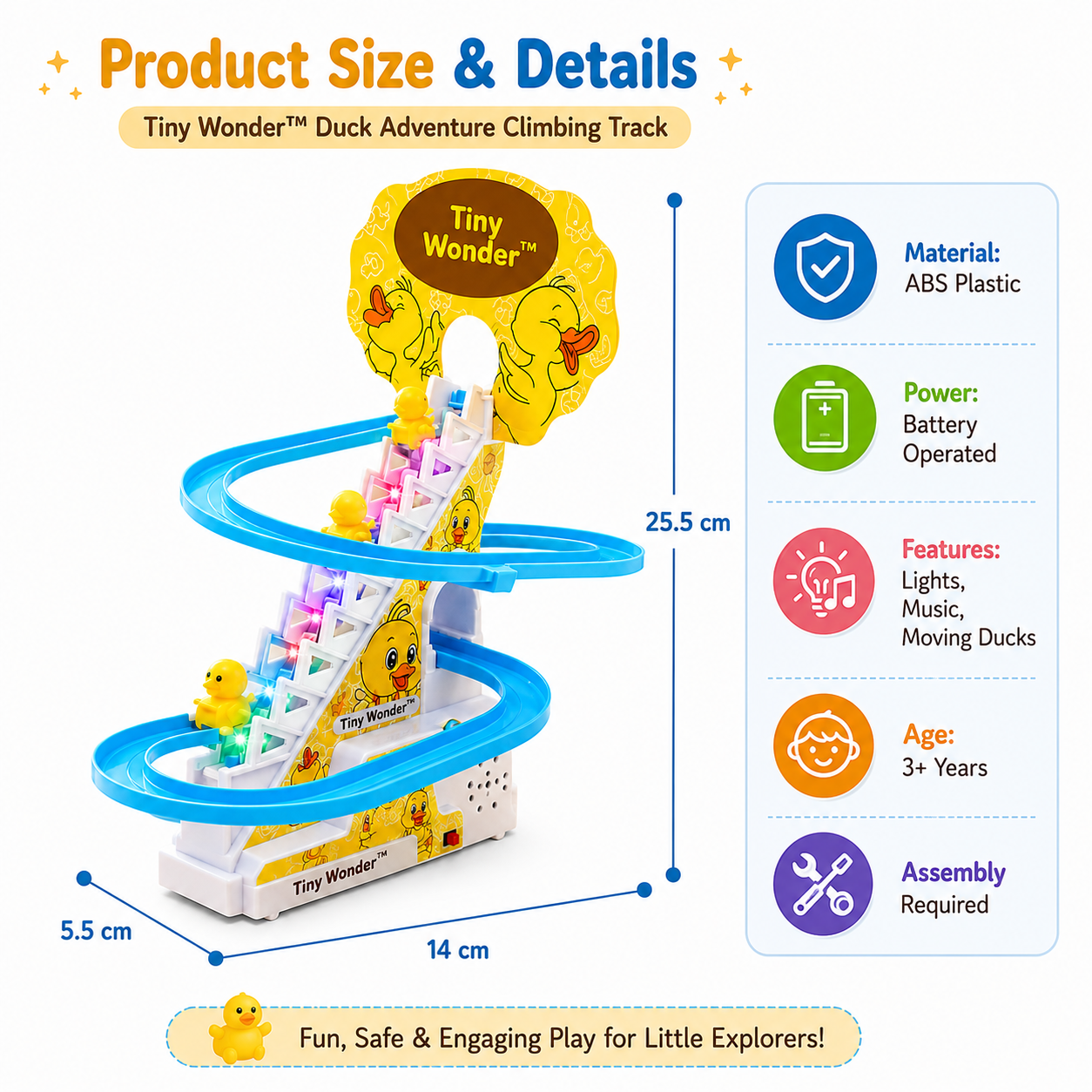 Tiny Wonder™ Duck Adventure Climbing Track