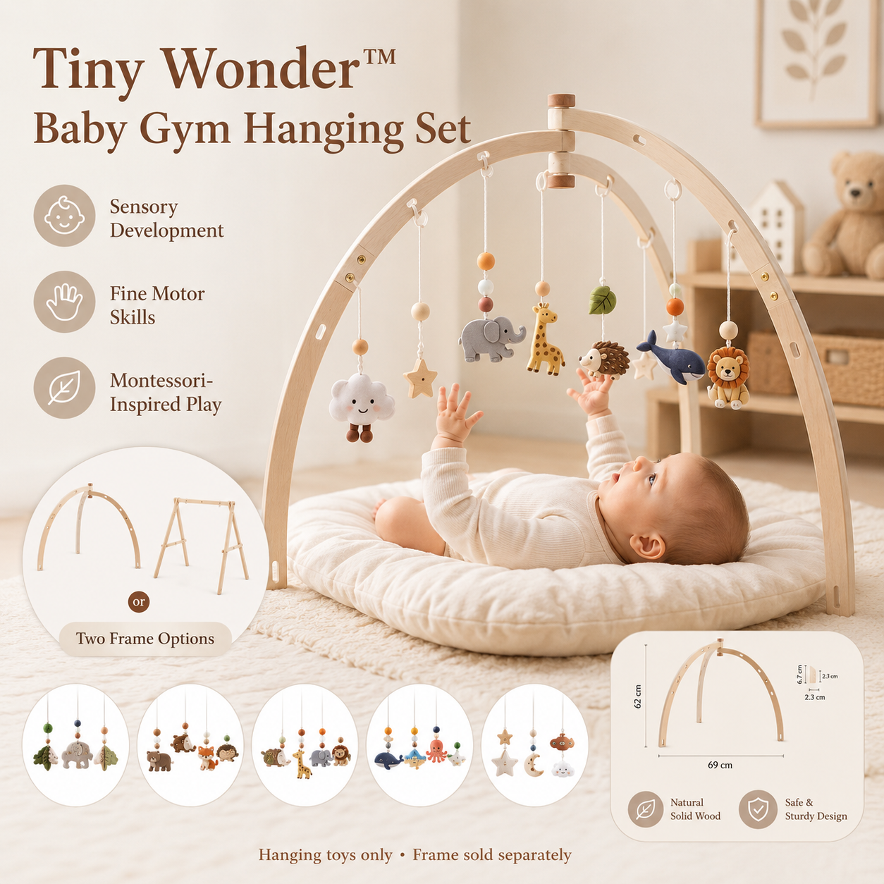 Tiny Wonder™ Baby Gym Hanging Set