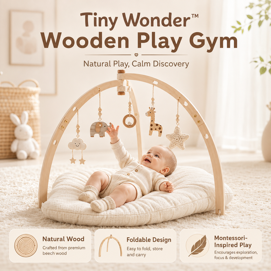 Tiny Wonder™ Wooden Play Gym