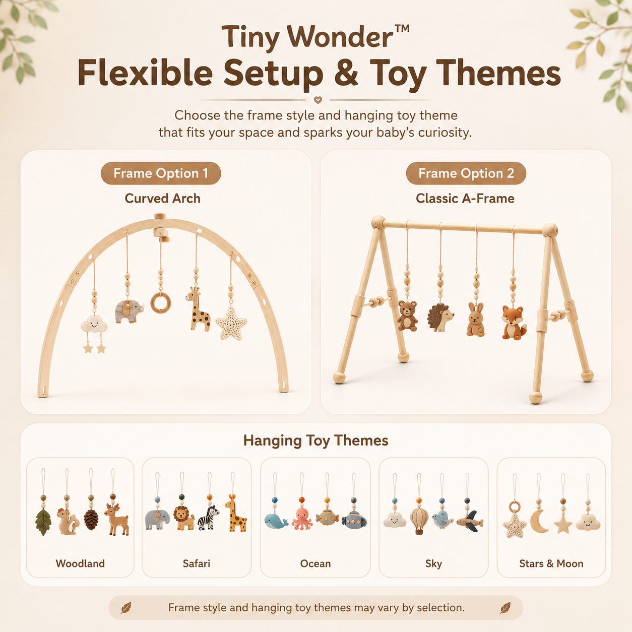 Tiny Wonder™ Wooden Play Gym