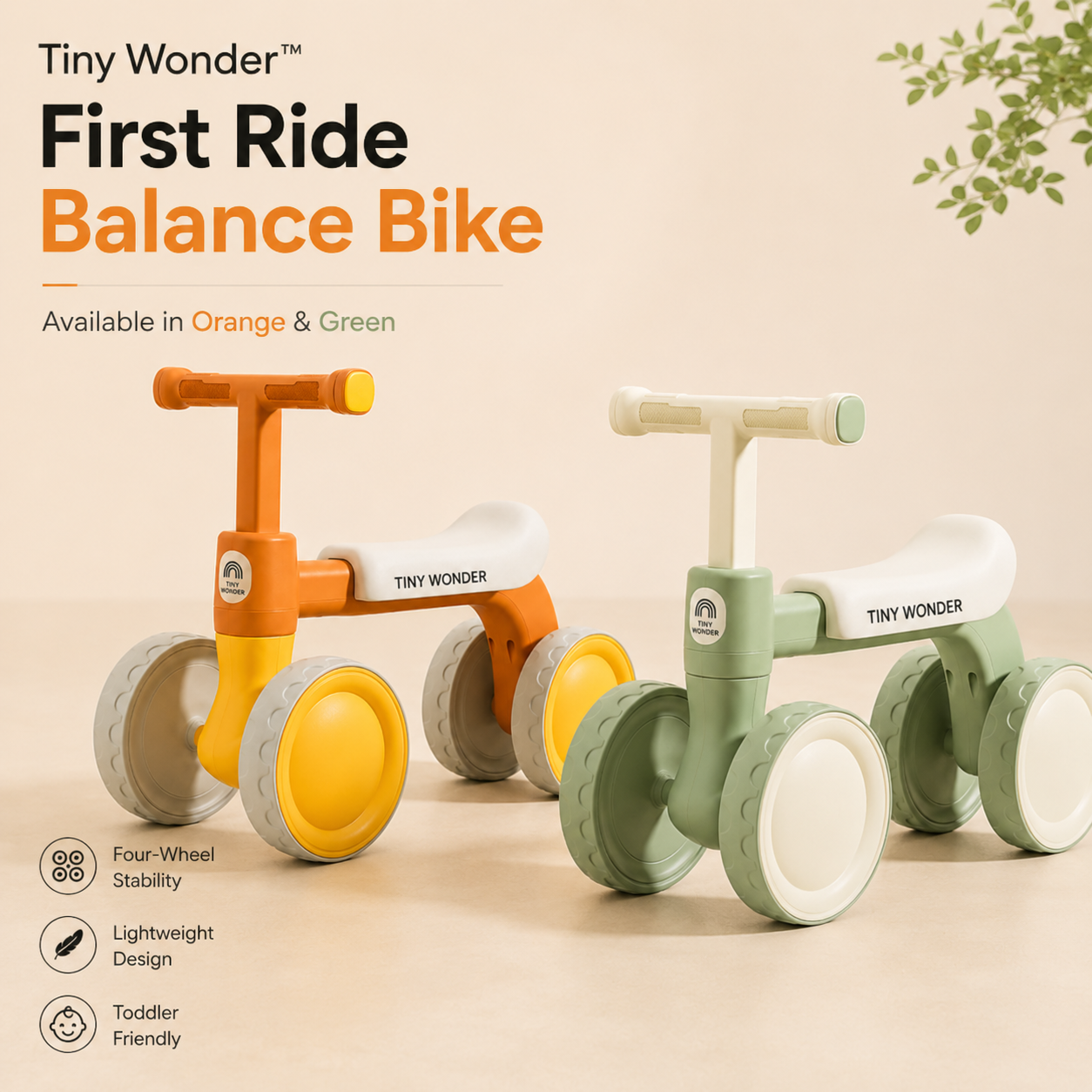 Tiny Wonder™ First Ride Balance Bike