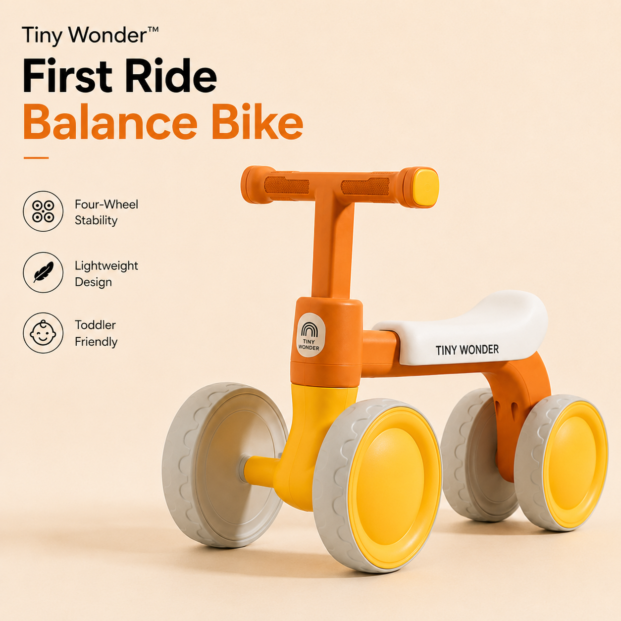 Tiny Wonder™ First Ride Balance Bike