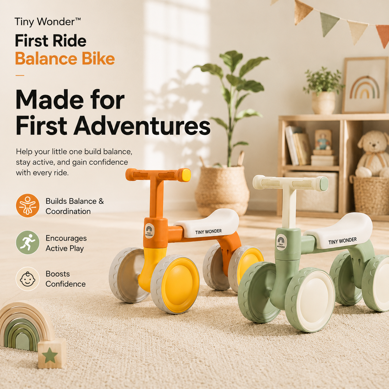 Tiny Wonder™ First Ride Balance Bike