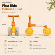 Tiny Wonder™ First Ride Balance Bike