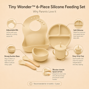 Tiny Wonder™ 6-Piece Silicone Feeding Set