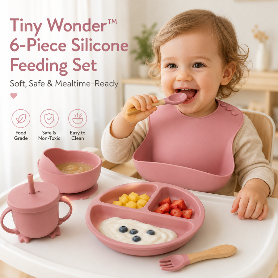 Tiny Wonder™ 6-Piece Silicone Feeding Set