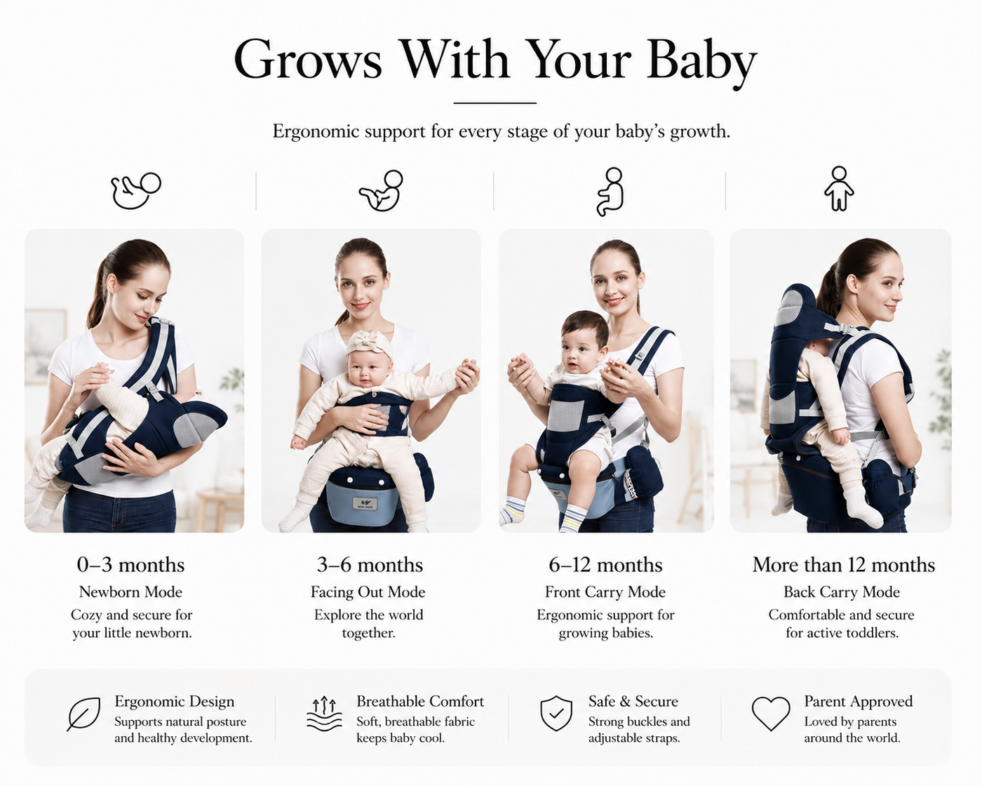 Tiny Wonder™ ComfortCarry Baby Carrier