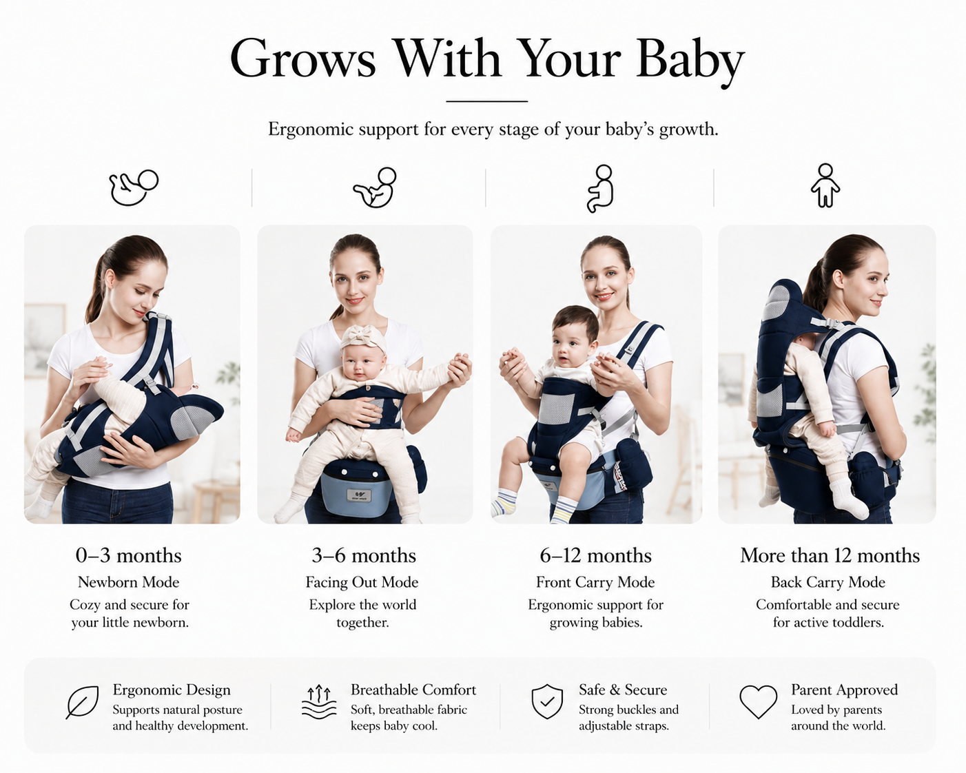 Tiny Wonder™ ComfortCarry Baby Carrier