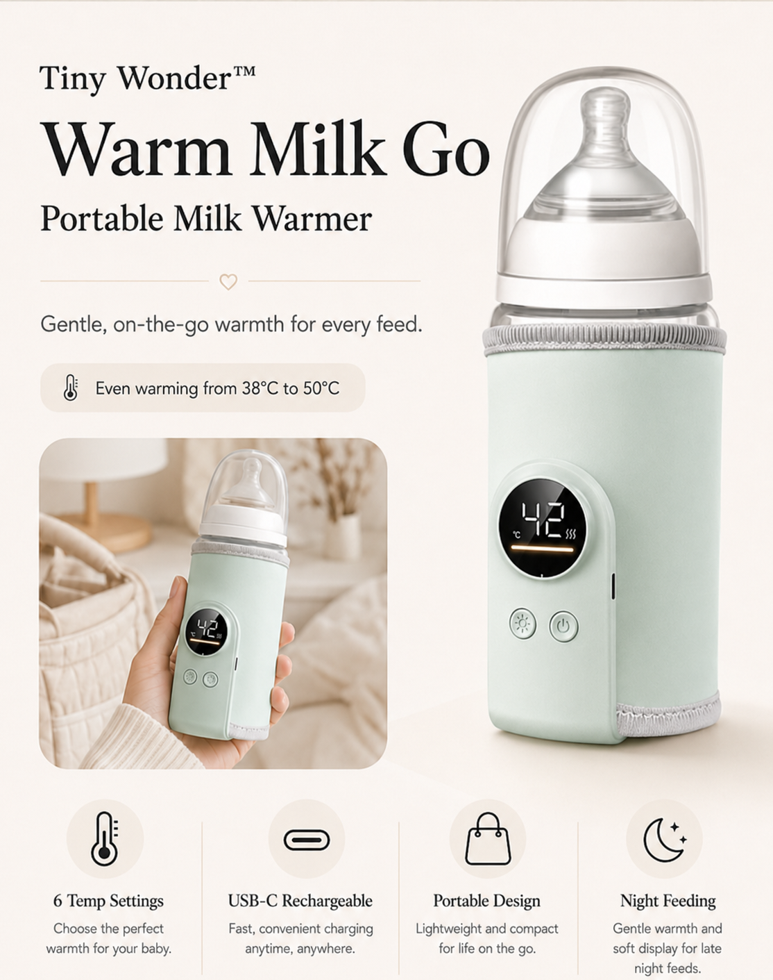 Tiny Wonder™ Warm Milk Go